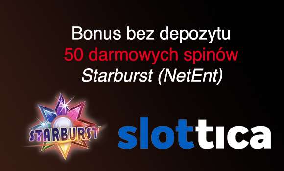 Bonus bez depozytu Slottica – 50 darmowych spinów!