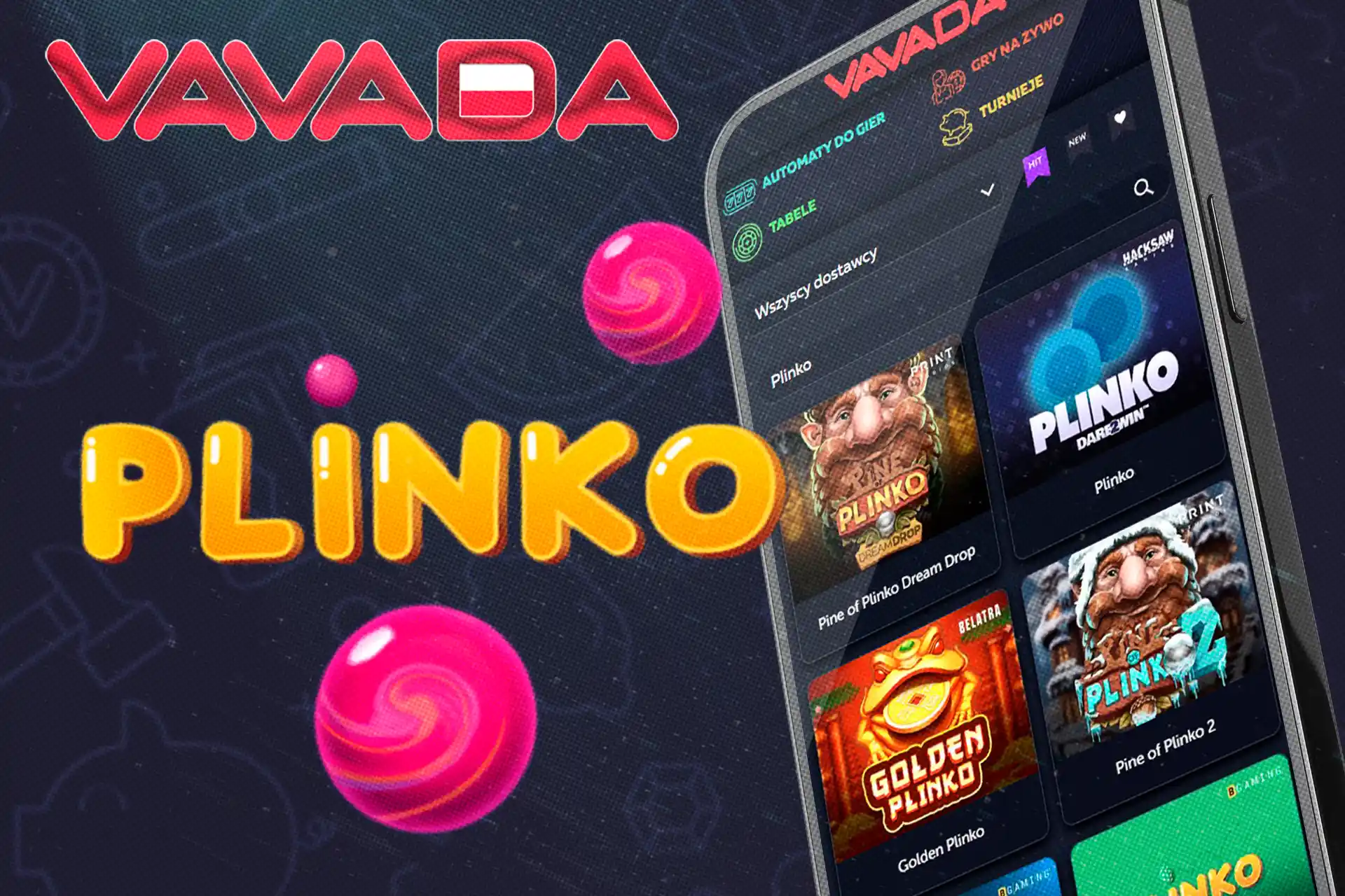 Graj w gry Plinko w naszym kasynie