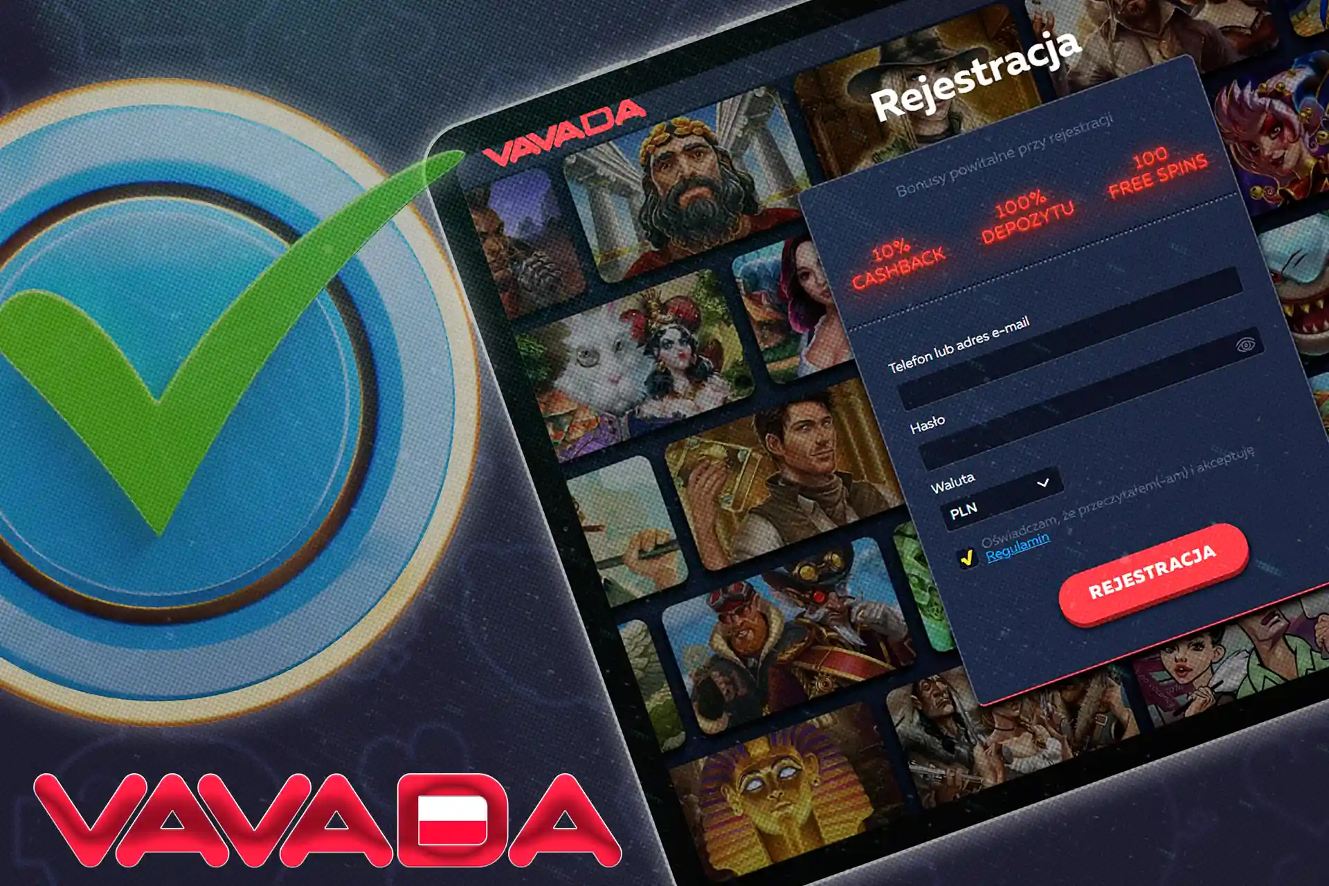 Przejdź przez prosty proces rejestracji w kasynie