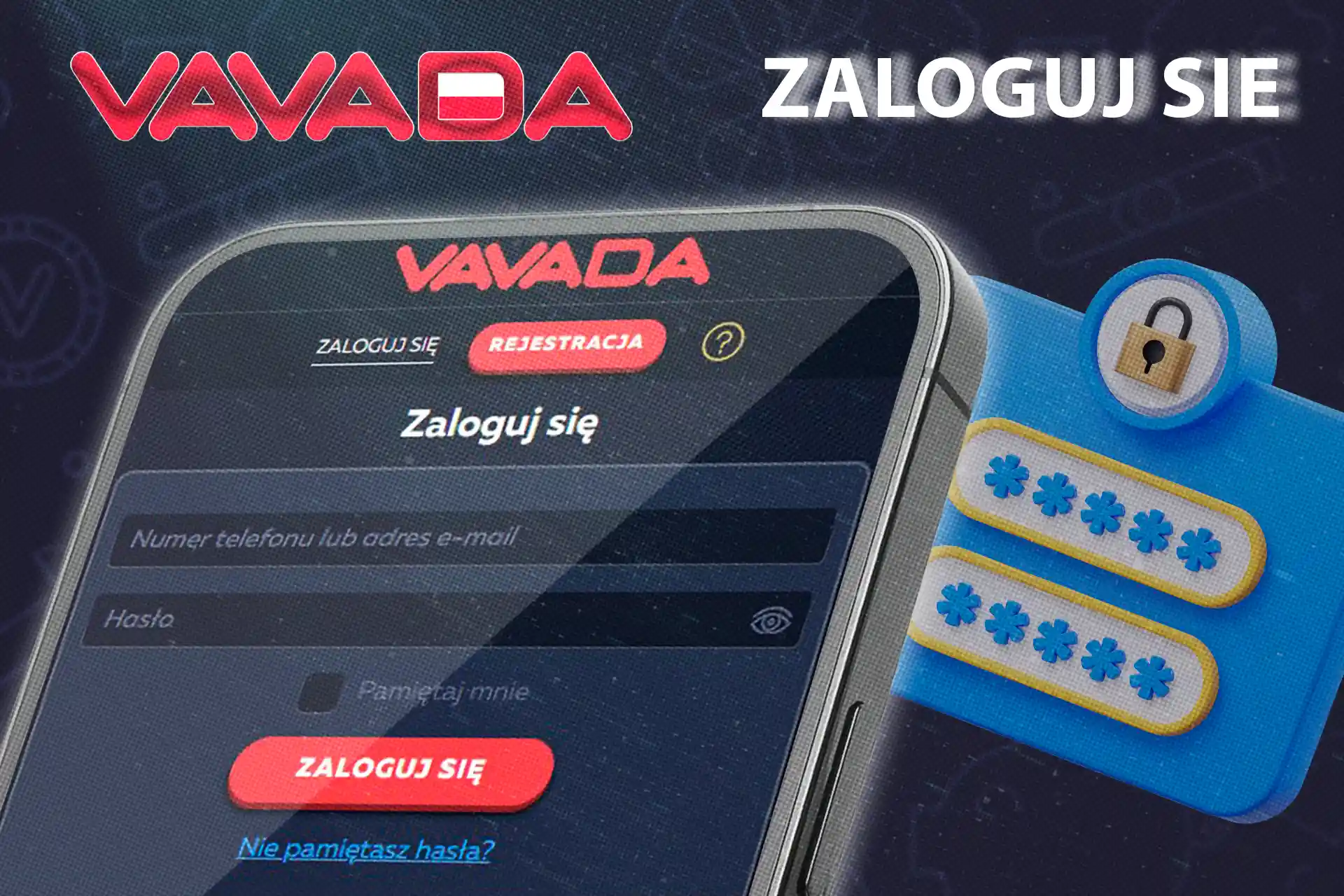 Postępuj zgodnie z prostym procesem logowania do konta