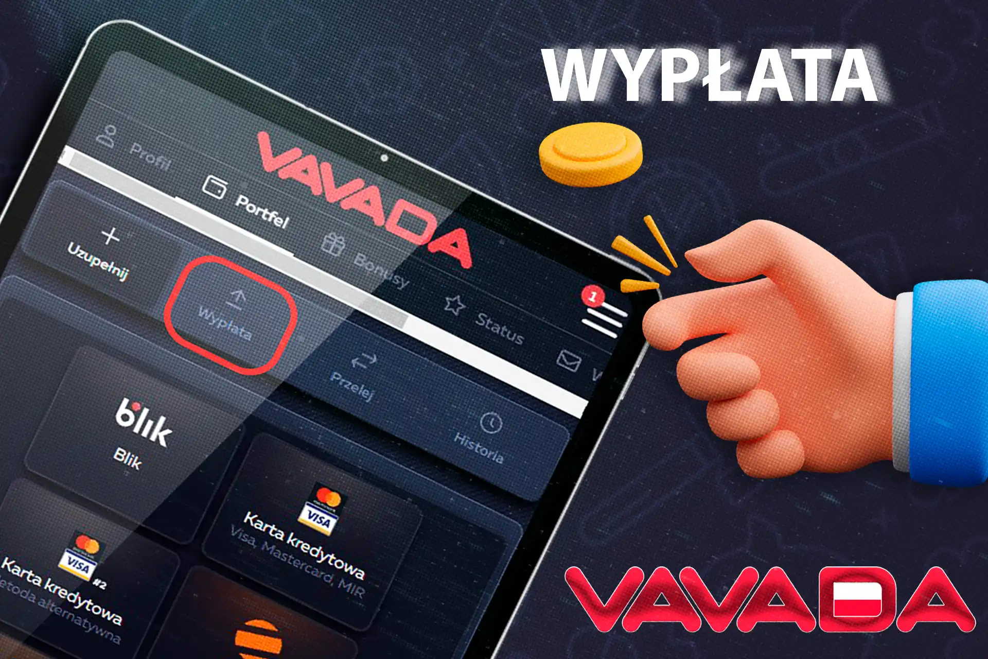 Różne metody wypłat w kasynie