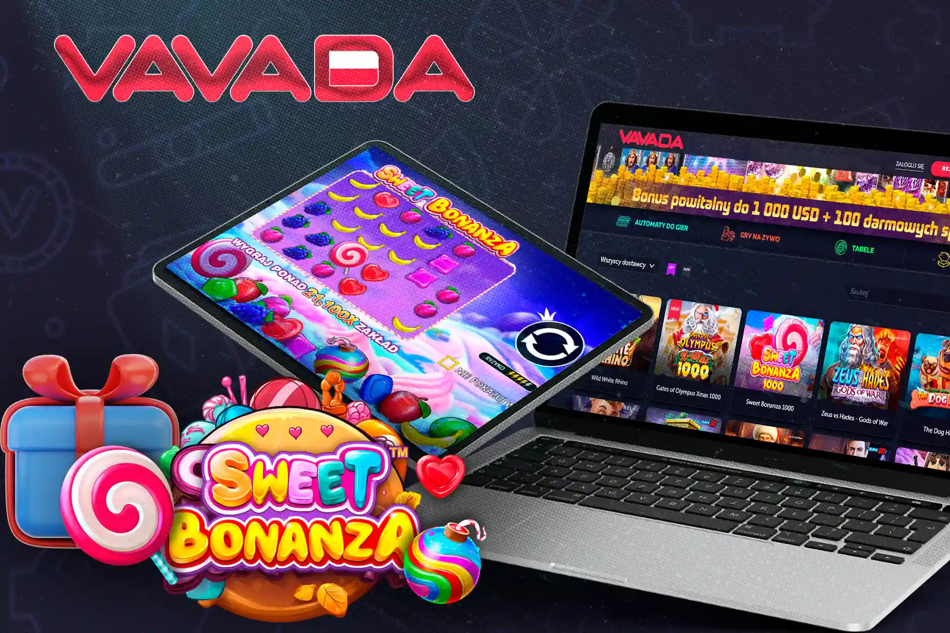 Zagraj w Sweet Bonanza w kasynie Vavada już teraz!